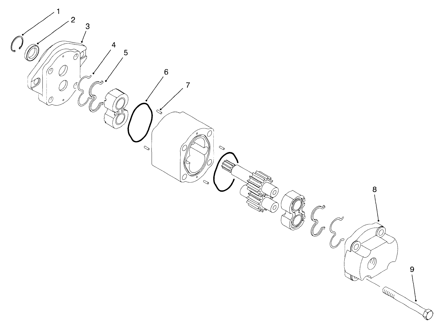 Hydraulic Pump Assembly No. 93-6974