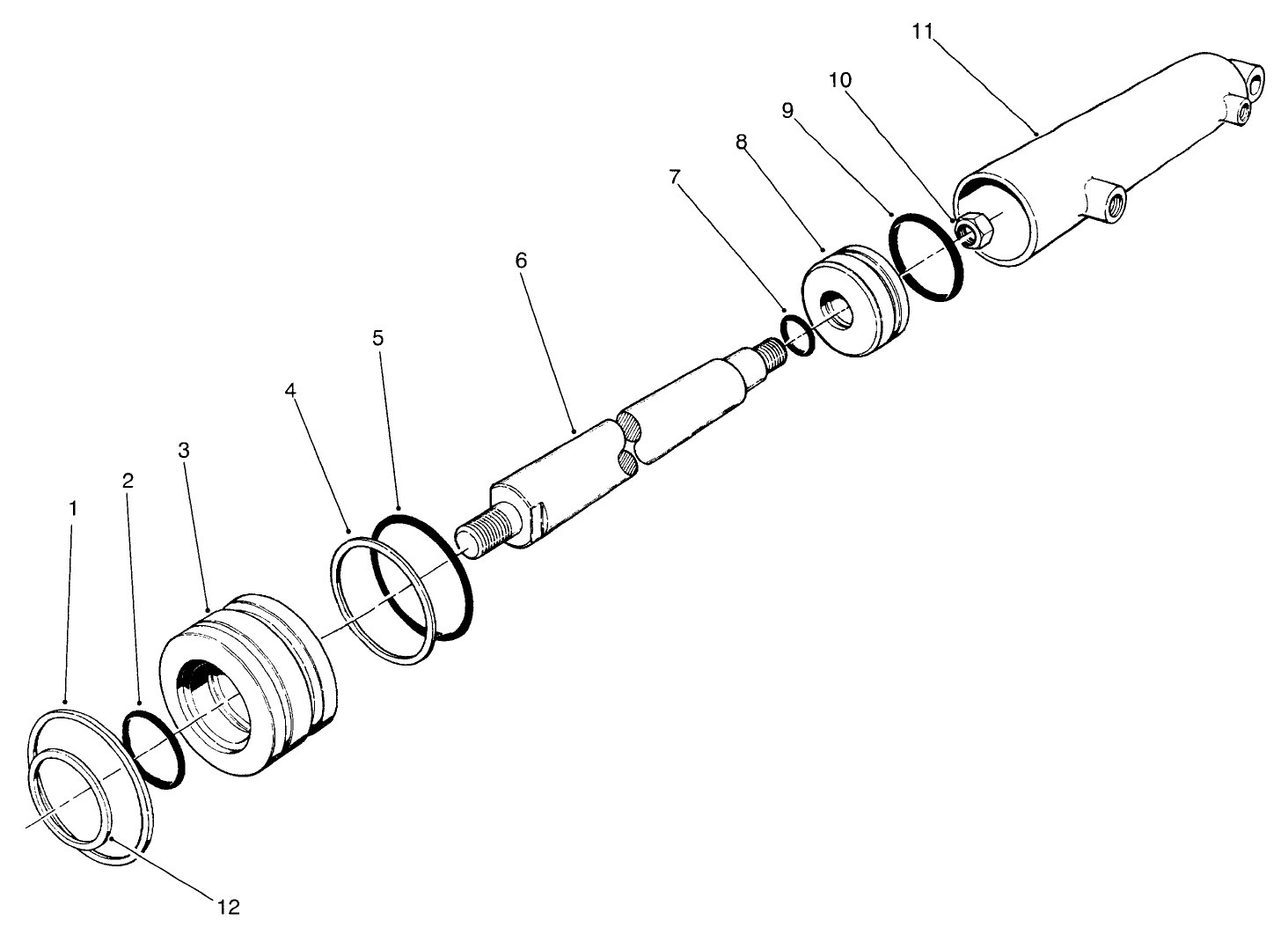 Hydraulic Cylinder Assembly No. 93-6774