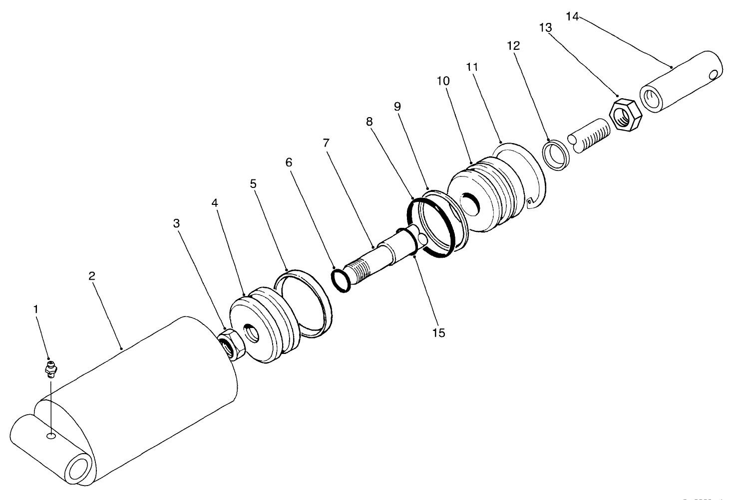 Hydraulic Cylinder Assembly No. 93-6869