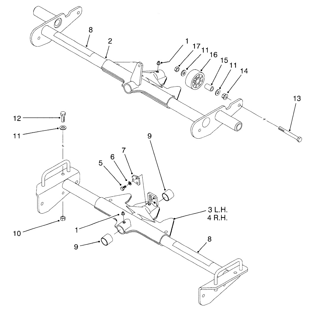 Cutting Unit Carrier Frames