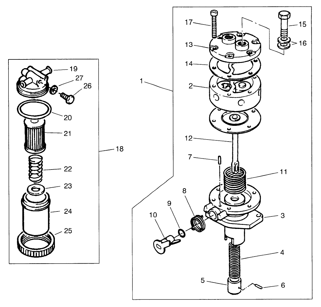 Fuel Filter & Lift Pump Assemblies