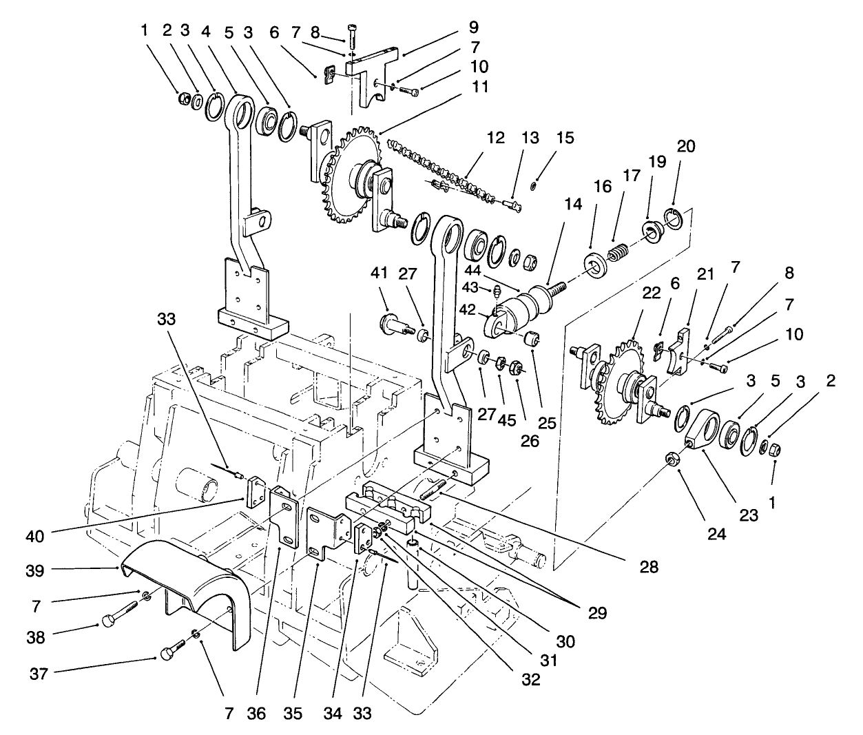 Tine Arm & Crank Assembly