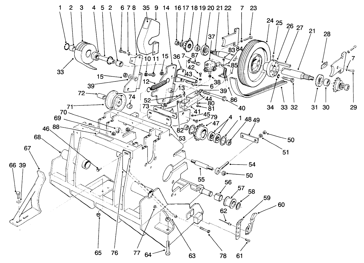 Coring Head Drive Assembly