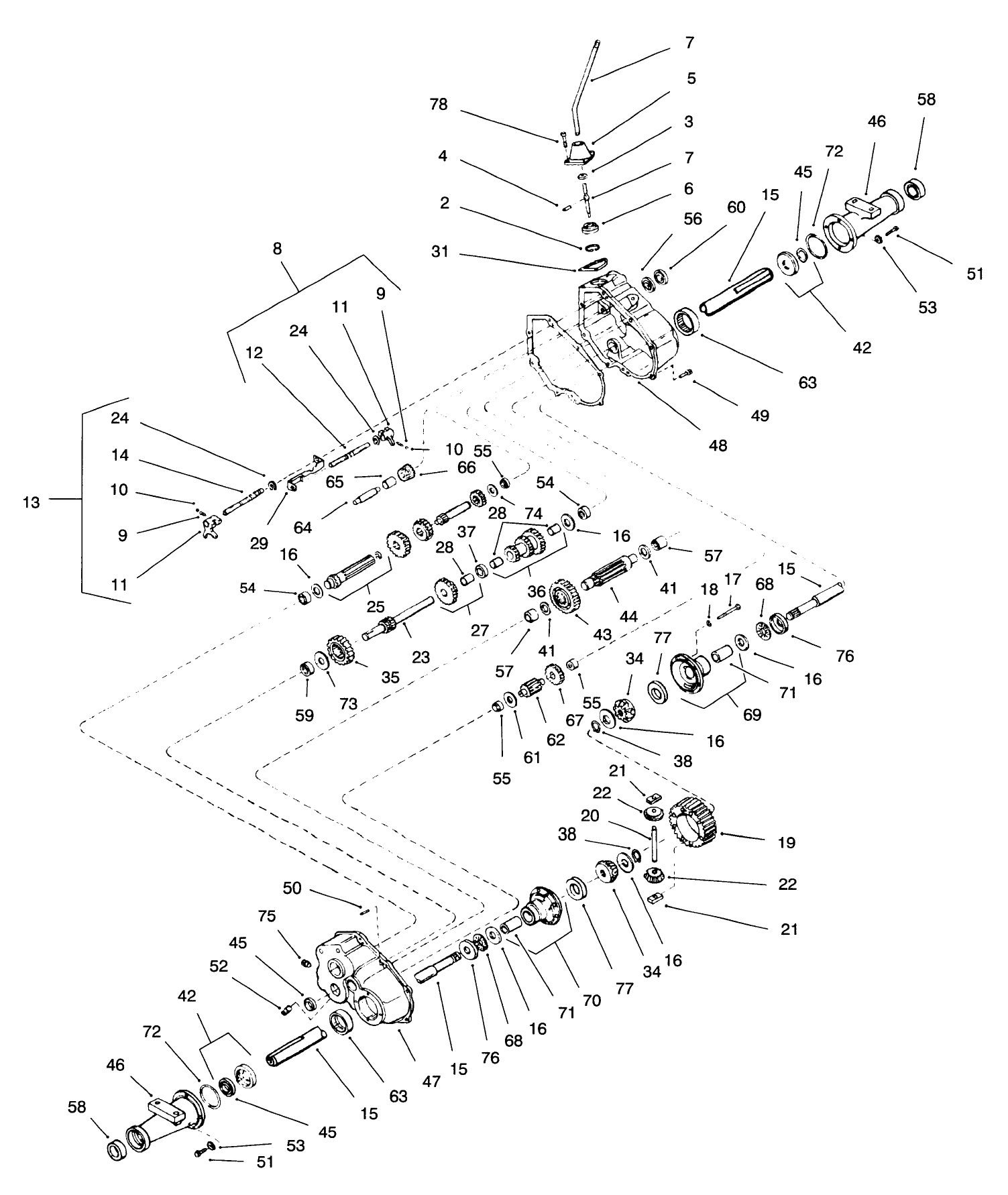 Transaxle Assembly Model No. 2361a (continued)
