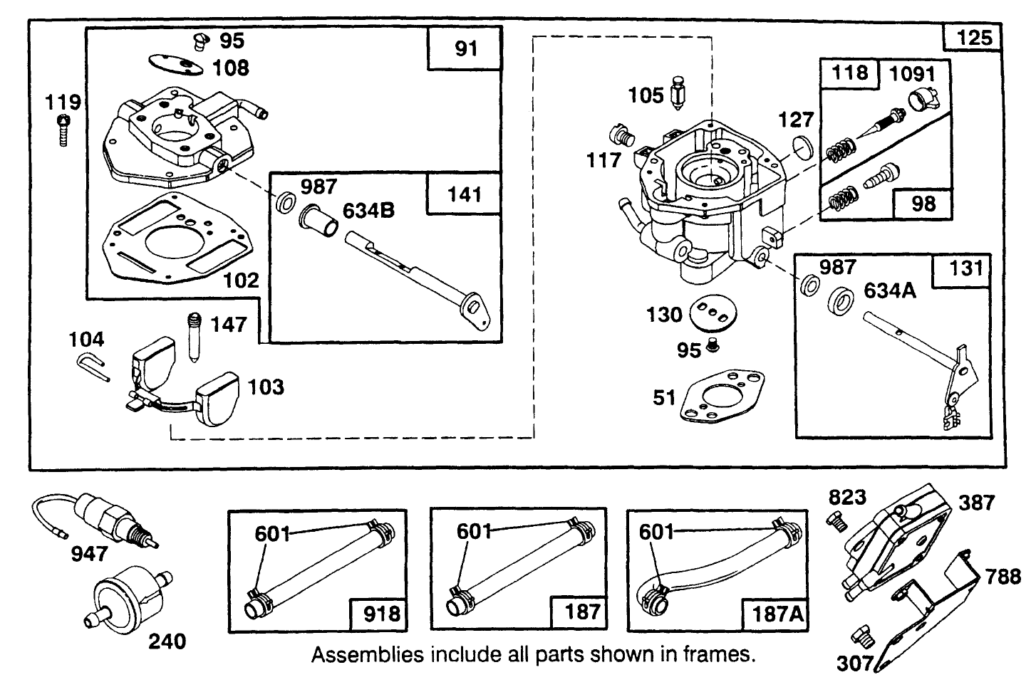 Engine Briggs & Stratton Model 303447-1233-A1