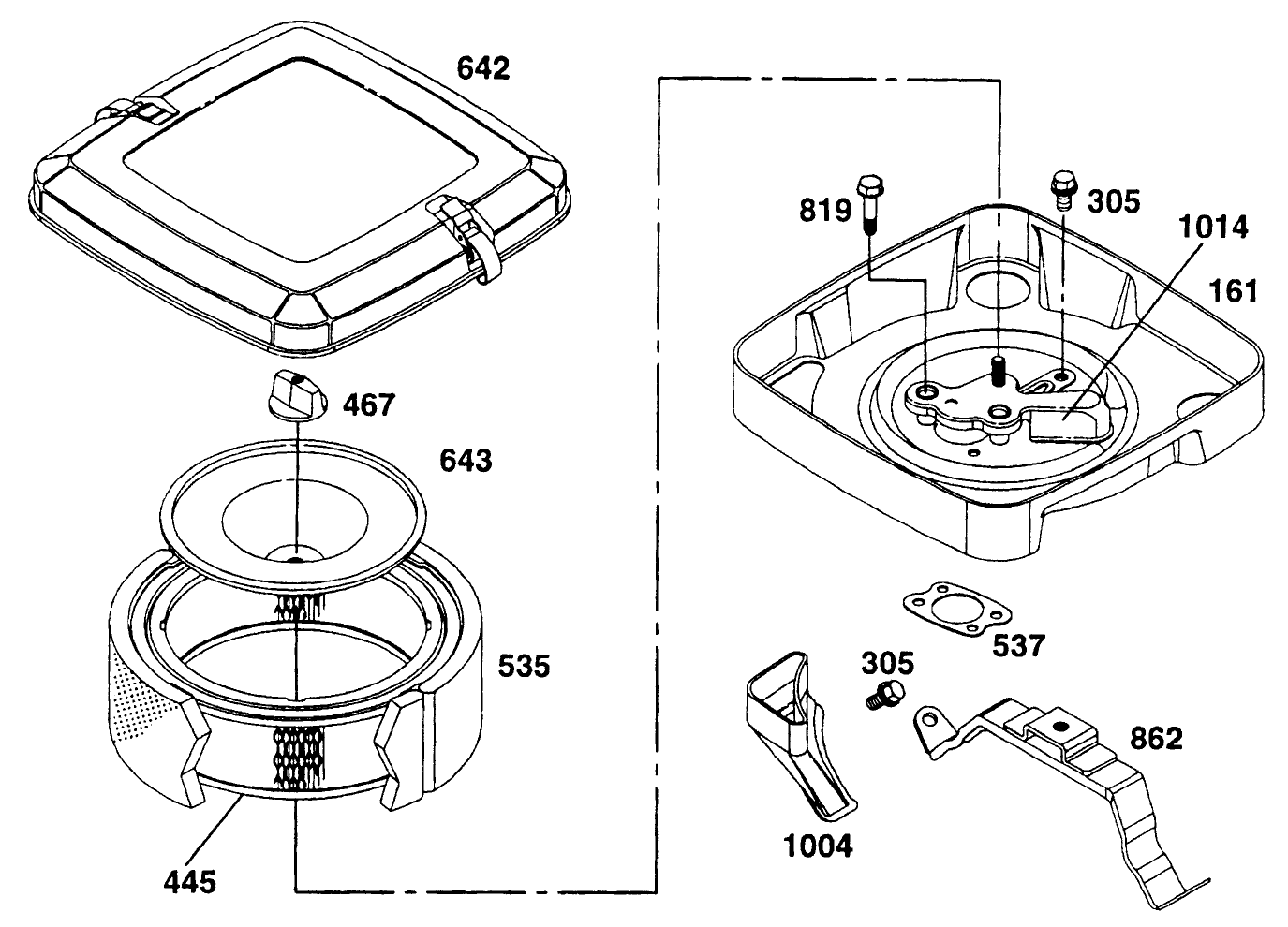 Engine Briggs & Stratton Model 303447-1233-A1