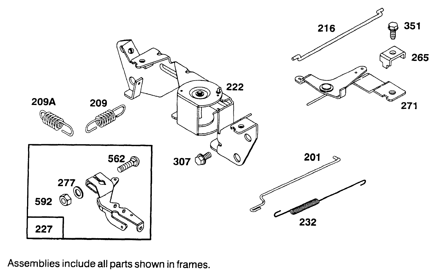 Engine Briggs & Stratton Model 303447-1233-A1