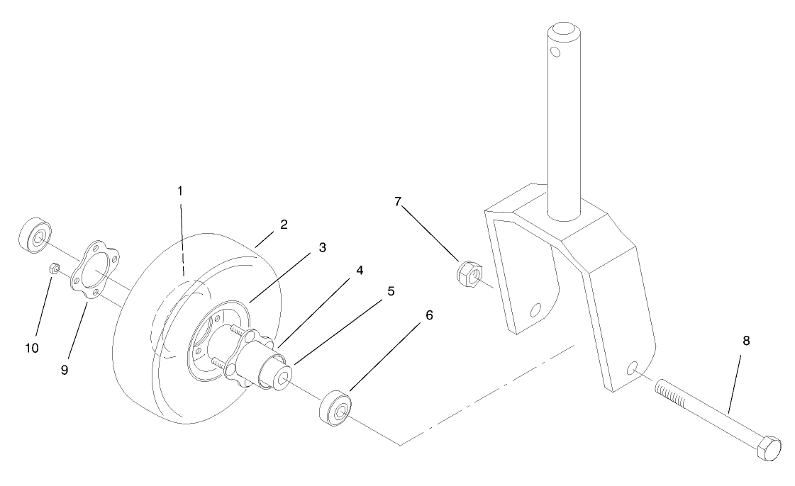 Foam Filled Castor Wheel (optional)