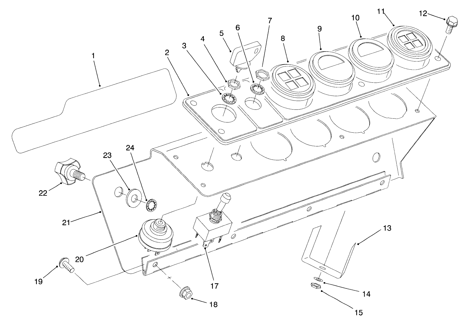 Gage Panel Assembly