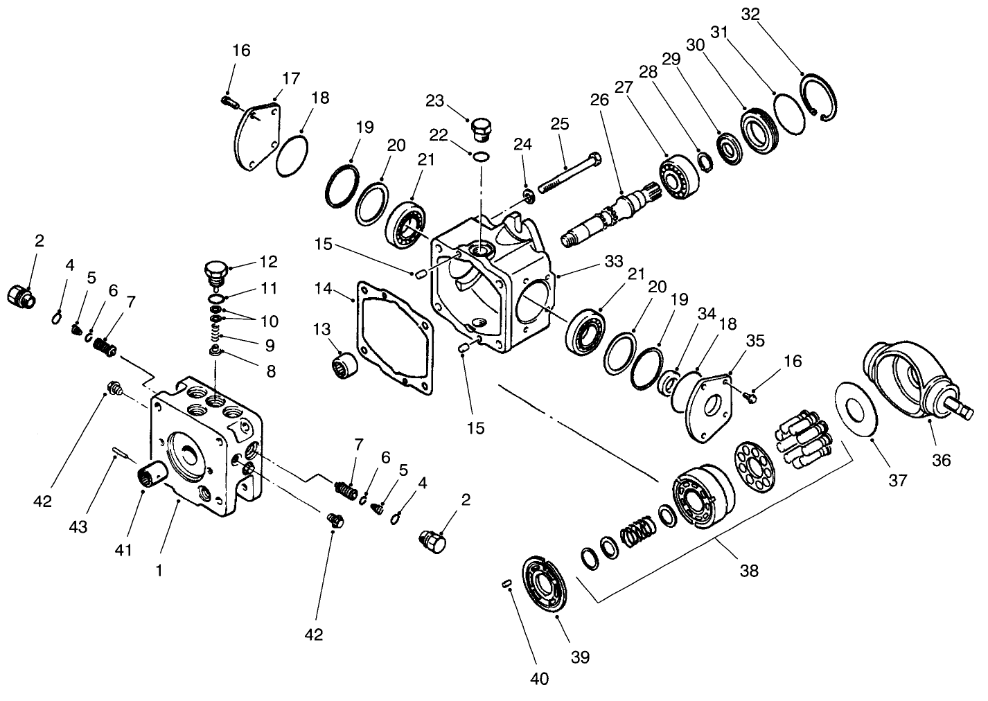 Traction Pump Assembly No. 86-5590