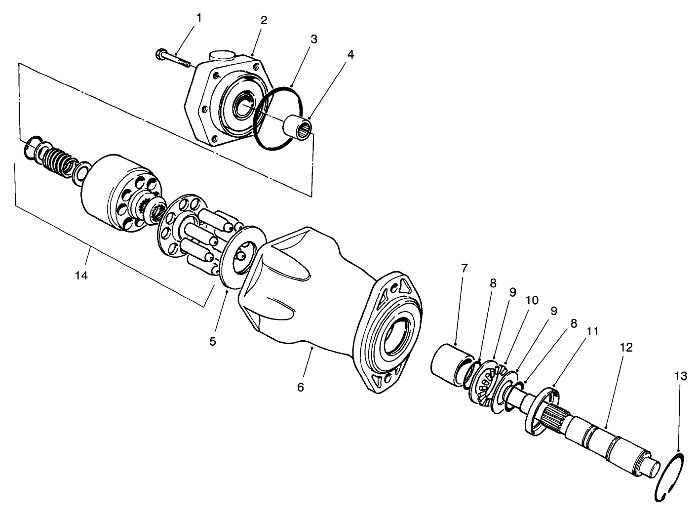 Hydraulic Motor No. 76-6580 (model No. 30455)