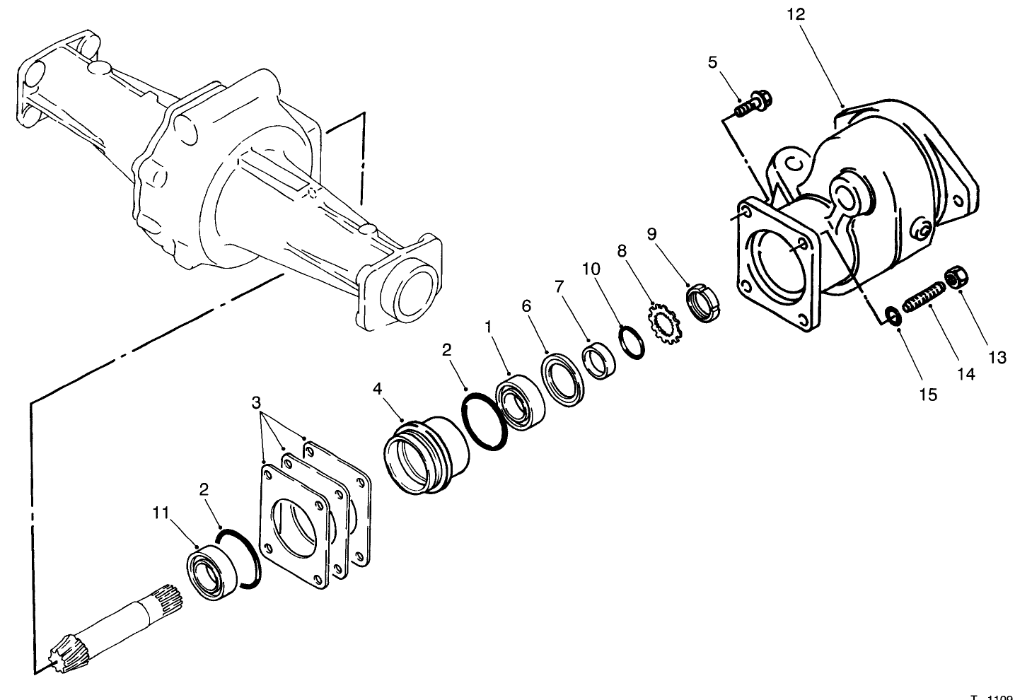 Sleeve Assembly Axle No. 74-5621 (model No. 30455 Only)