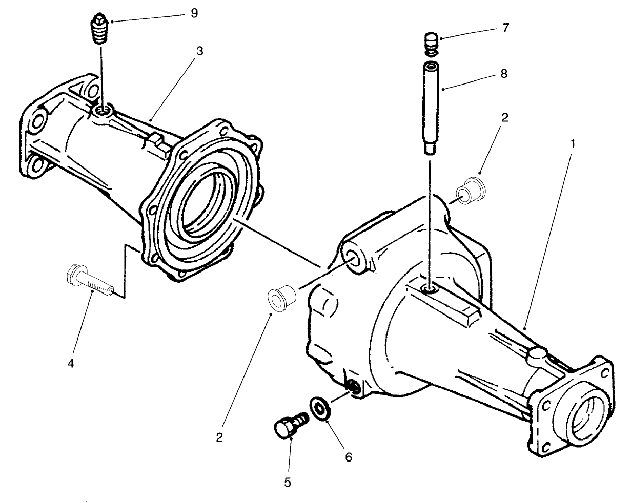 Axle Housing Assembly Axle No. 74-5621 (model No. 30455 Only)
