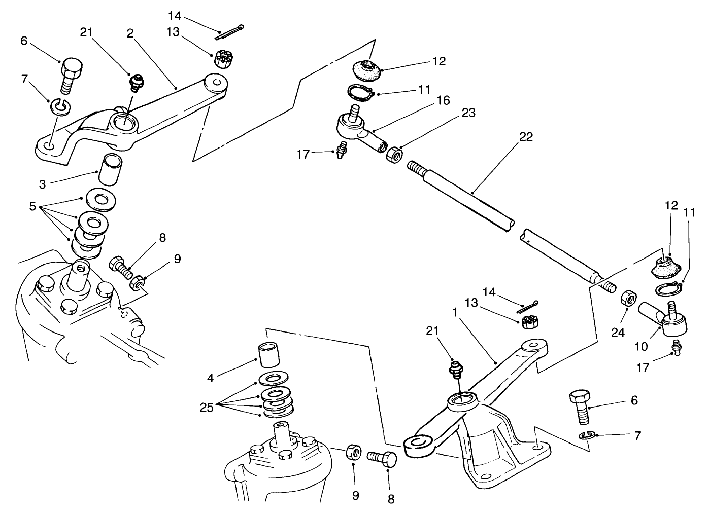 Steering Arm Linkage Axle No. 74-5621 (model No. 30455 Only)