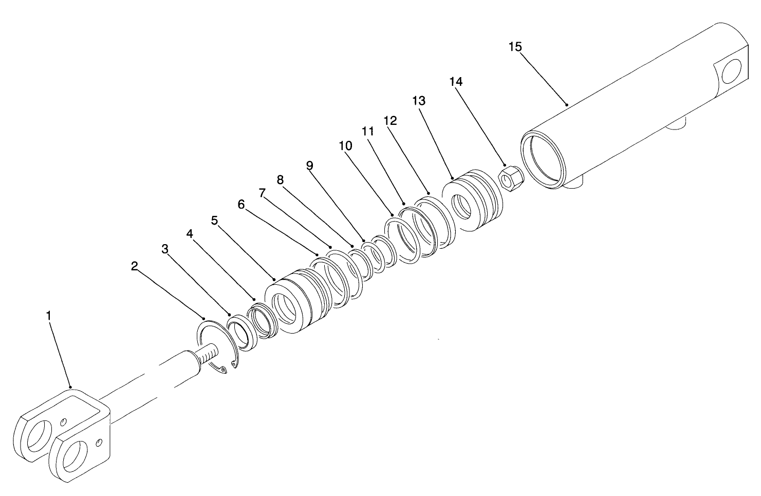 Hydraulic Cylinder No. 86-5580