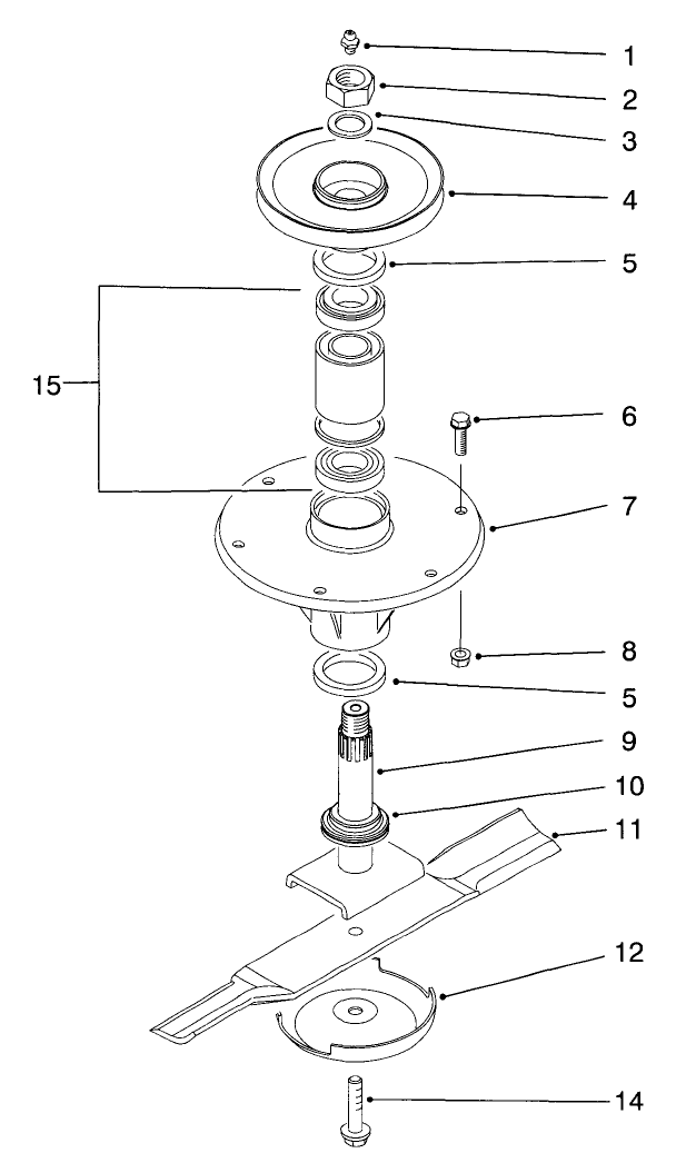 Spindle Assembly (wings)