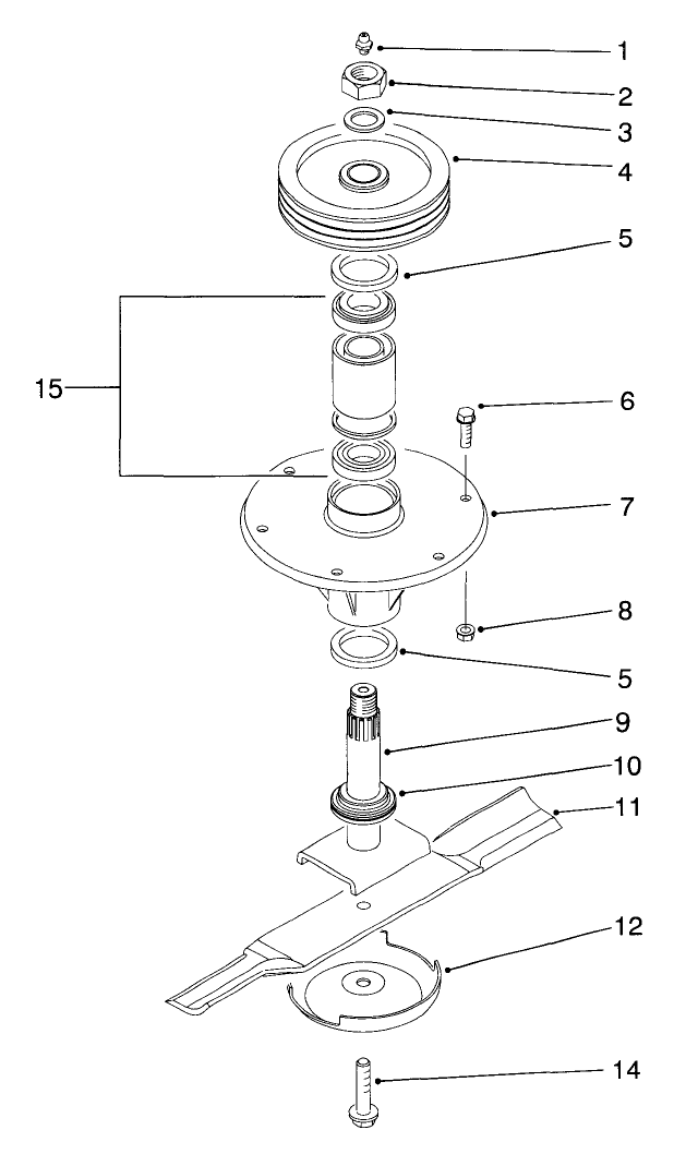 Spindle Assembly (center)