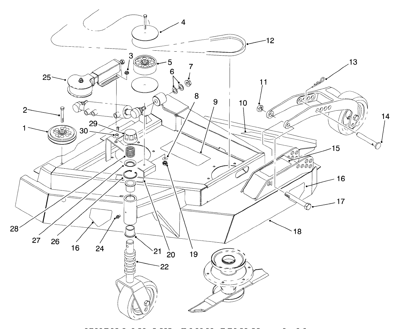 Wing Deck Assembly-L.h.