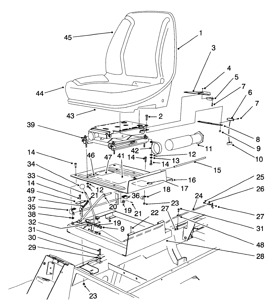 Seat & Throttle Assembly