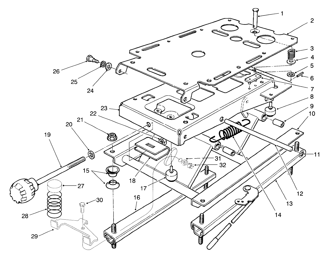 Seat Suspension Assembly