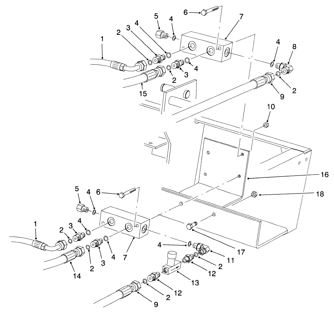Rear Hydraulic Manifolds