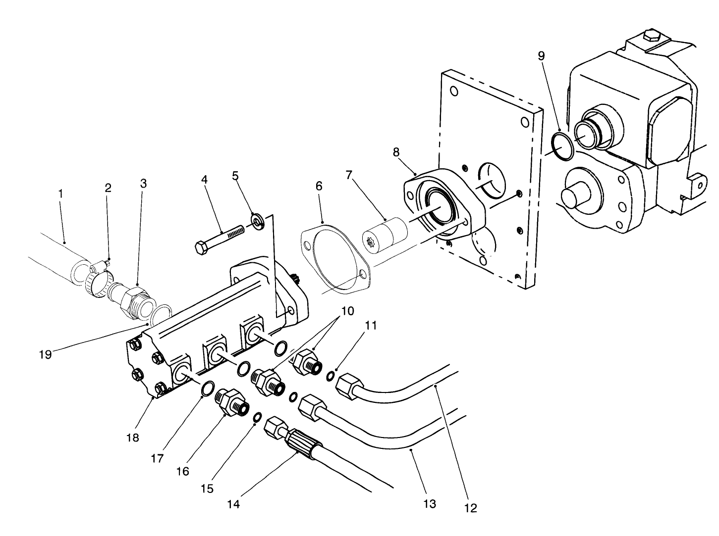 Gear Pump Installation Assembly