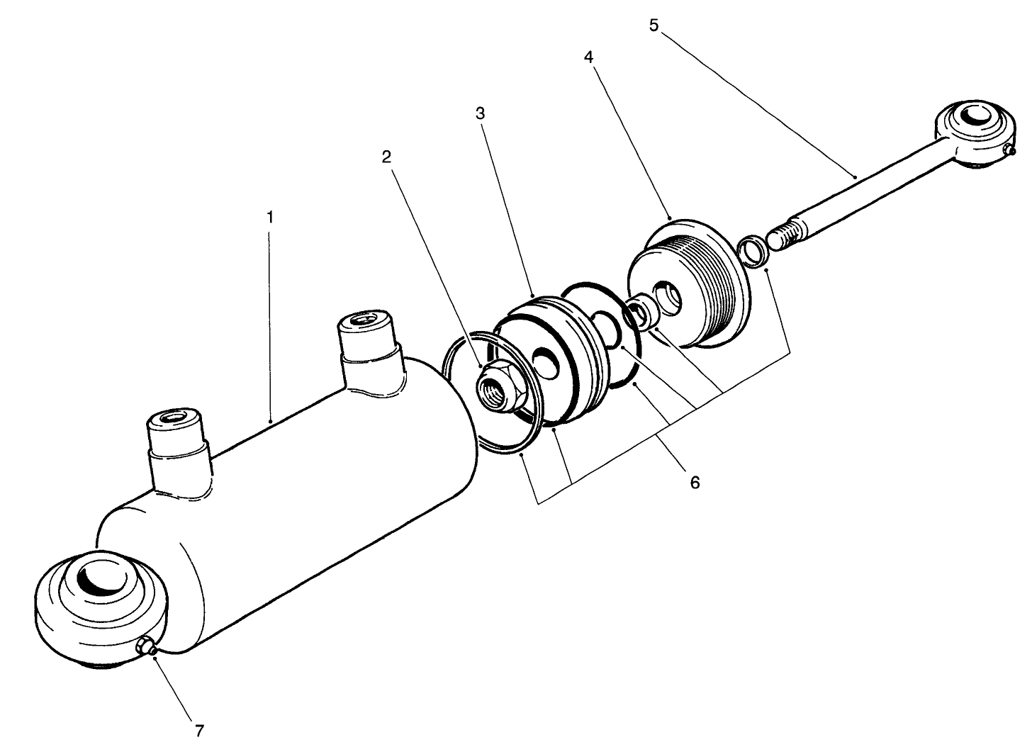 Hydraulic Cylinder No. 75-1200
