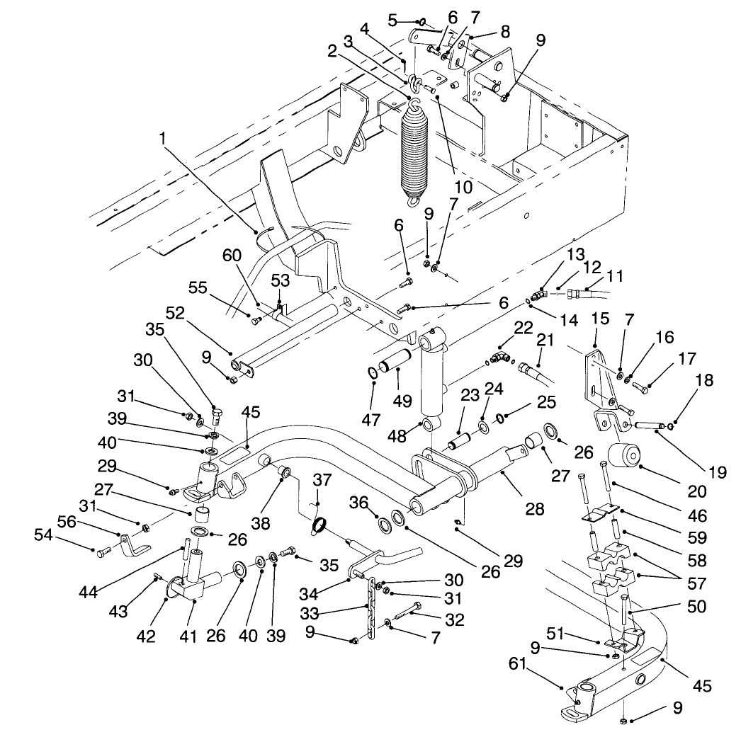Rear Lift Arms Assembly