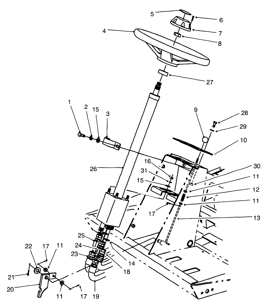 Steering Tower Assembly
