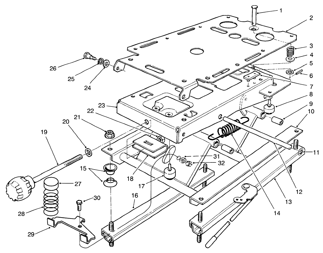 Seat Suspension Assembly
