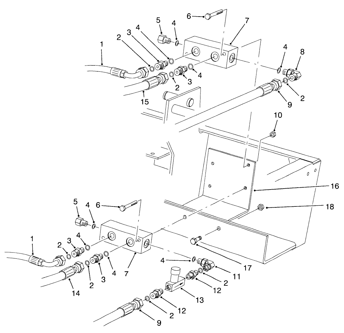 Rear Hydraulic Manifolds