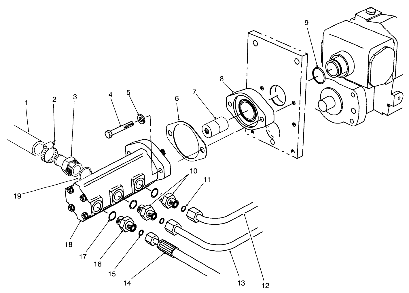 Gear Pump Installation Assembly