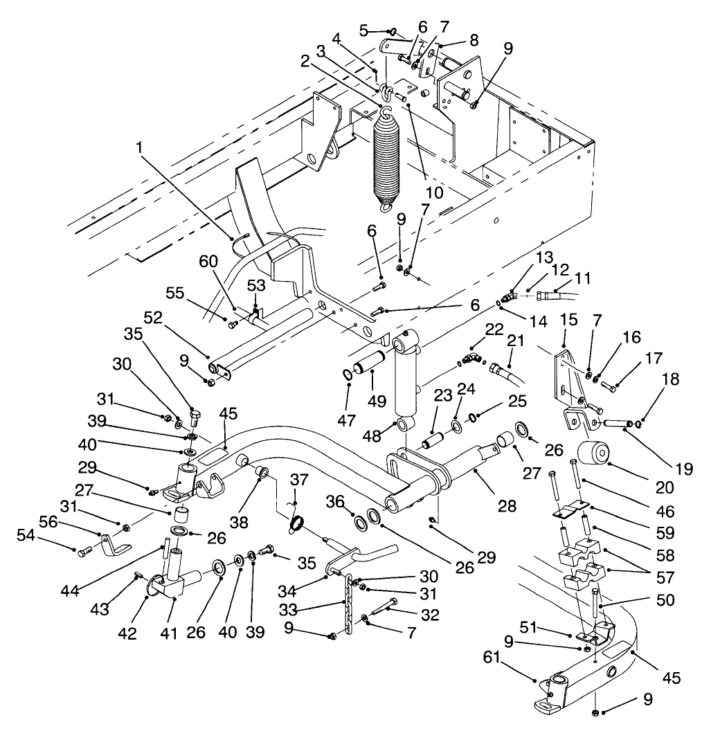 Rear Lift Arms Assembly