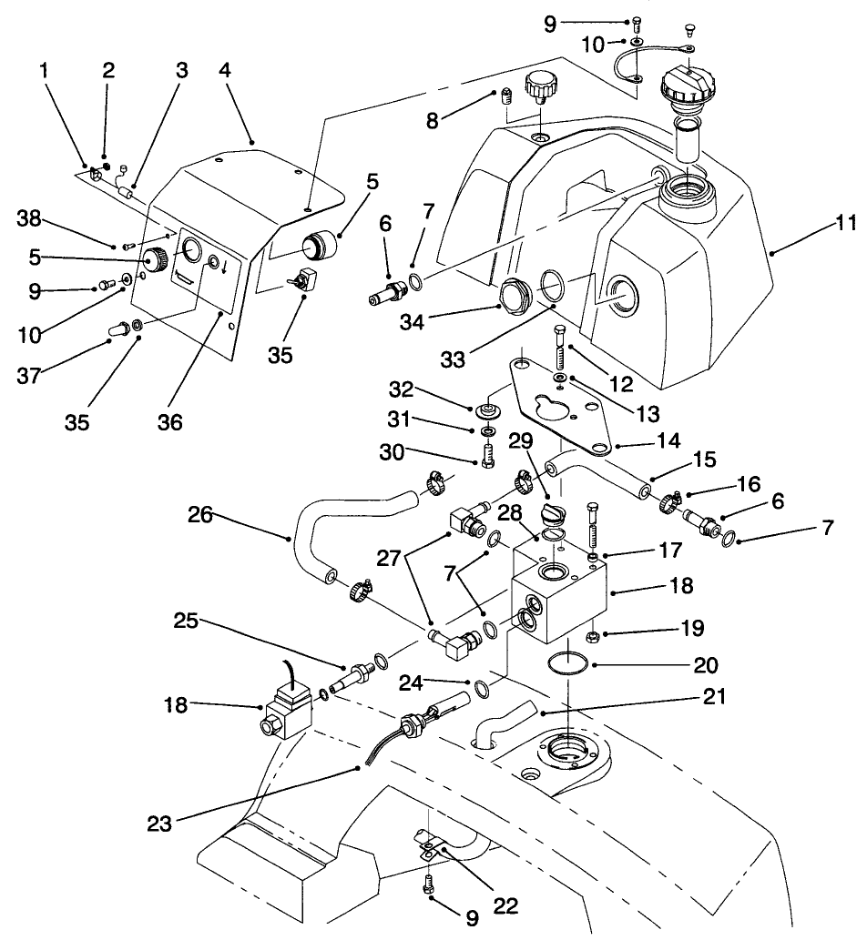 Leak Detector Assembly