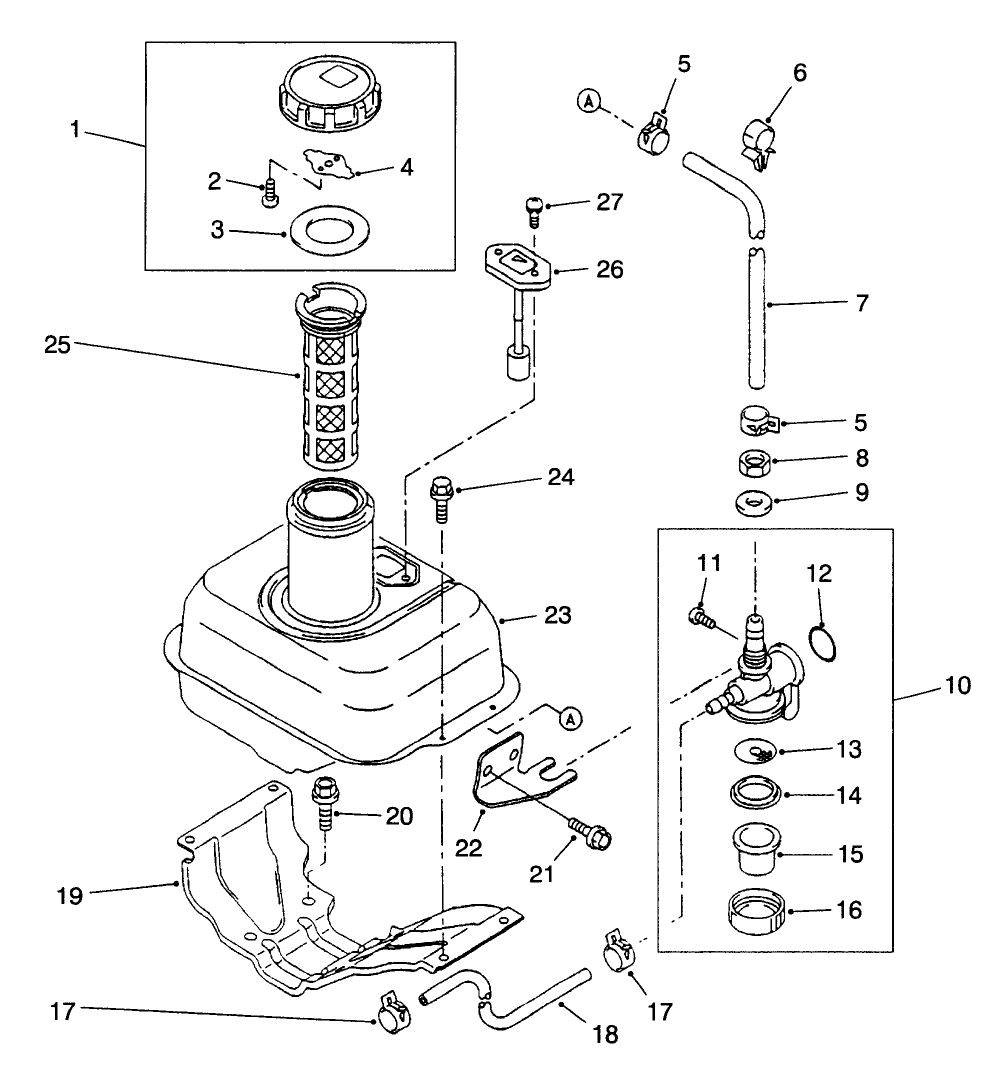 Engine Fuel Tank Assembly