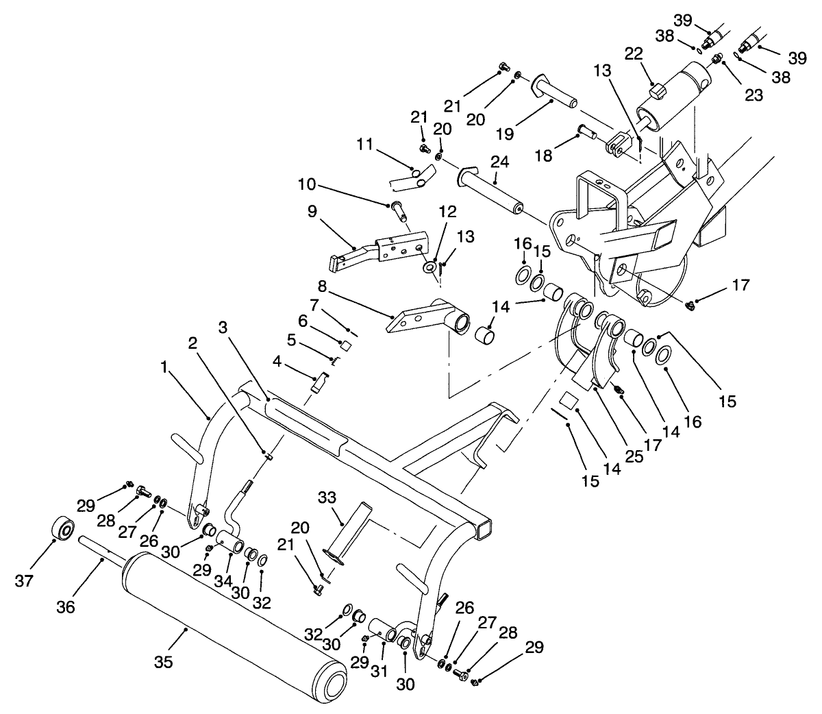 Pull Frame Assembly R.h.
