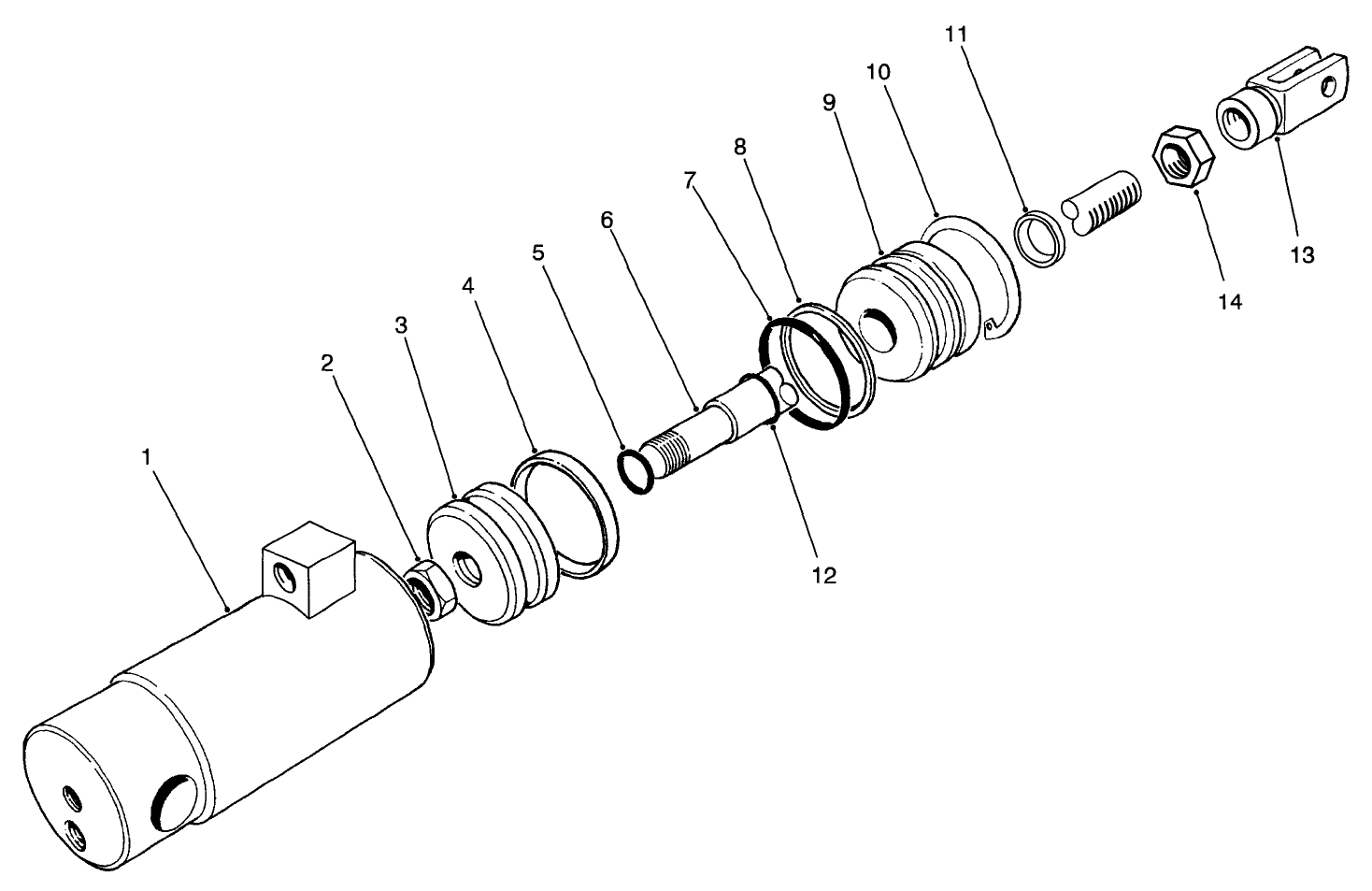 Hydraulic Cylinder Assembly No. 83-2580