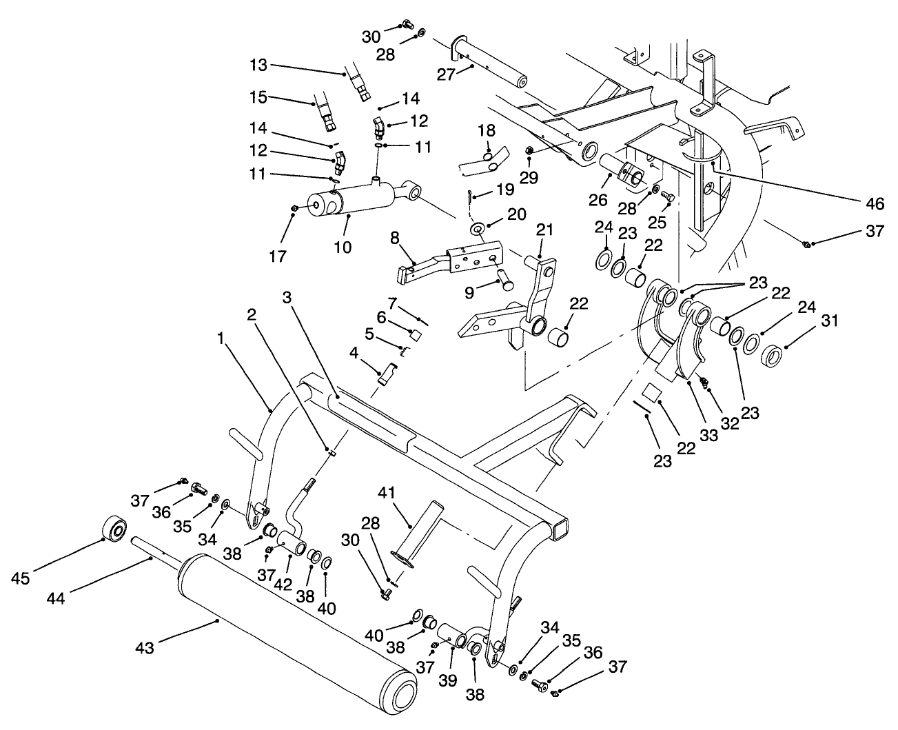 Pull Frame Assembly Rear