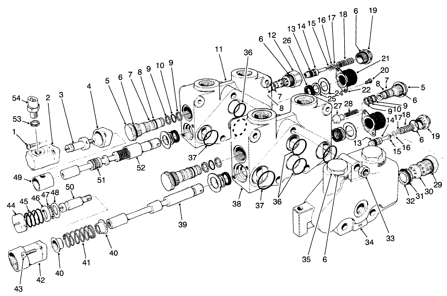 Control Valve Assembly No. 84-2203 (sections 1 And 2) (continued)