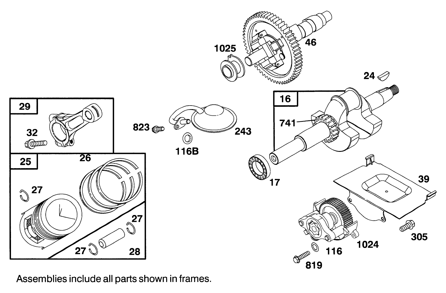 Engine Briggs & Stratton Model 303447-0479-01