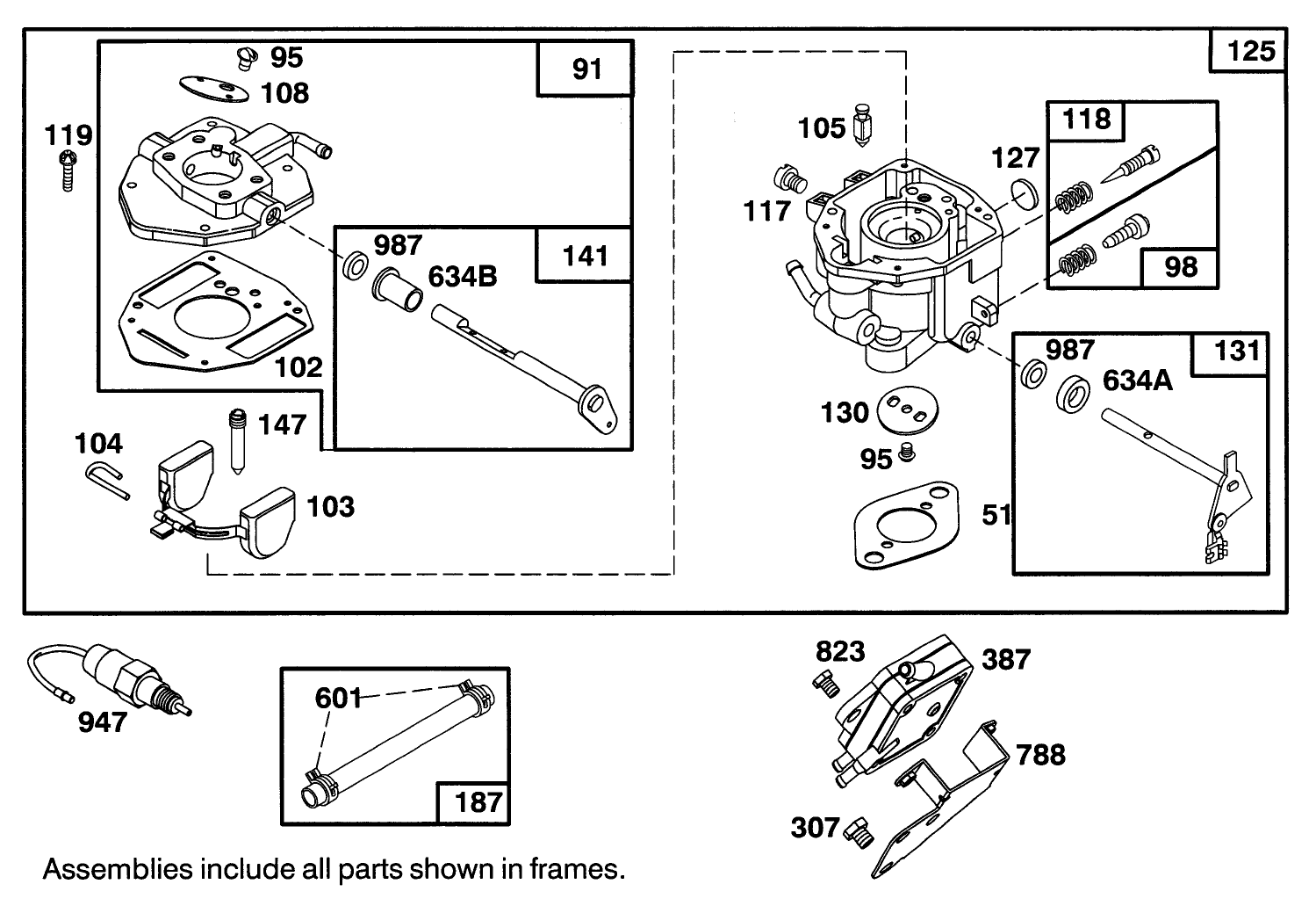 Engine Briggs & Stratton Model 303447-0479-01