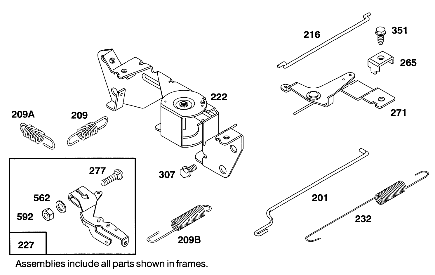 Engine Briggs & Stratton Model 303447-0479-01