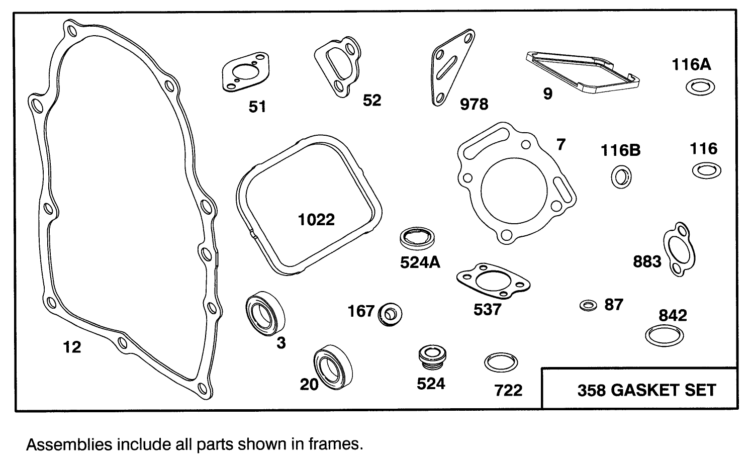 Engine Briggs & Stratton Model 303447-0479-01