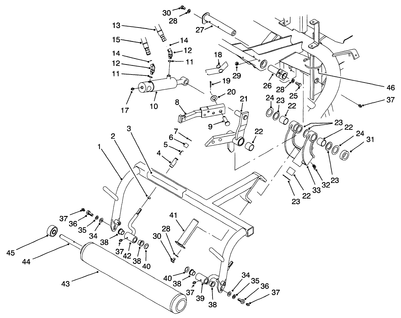 Pull Frame Assembly Rear