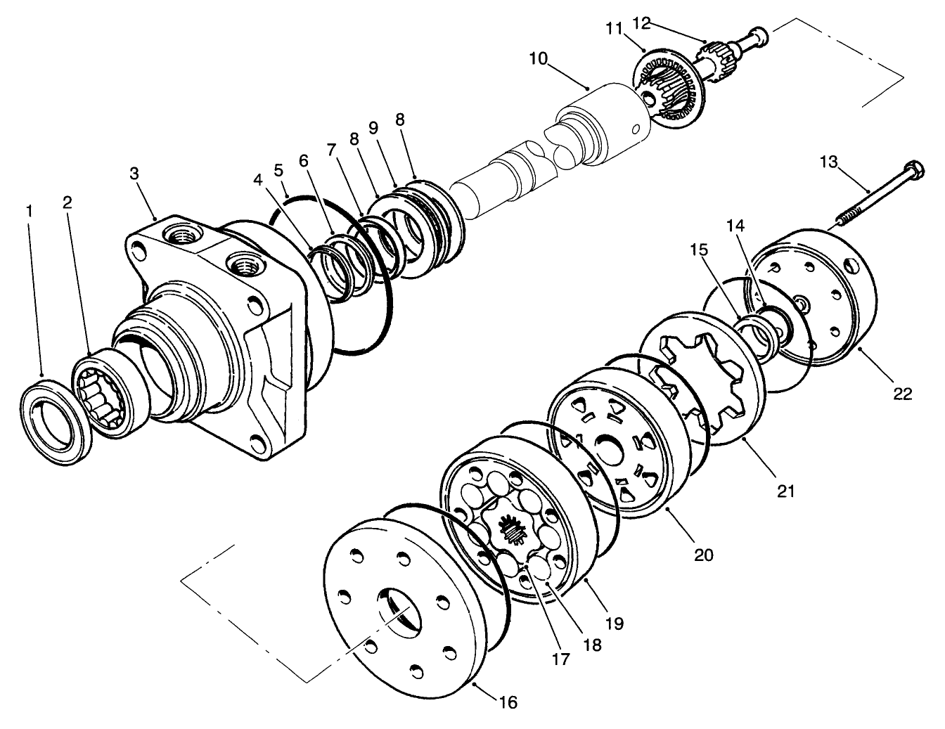 Hydraulic Drive Motor Assembly No. 92-9169