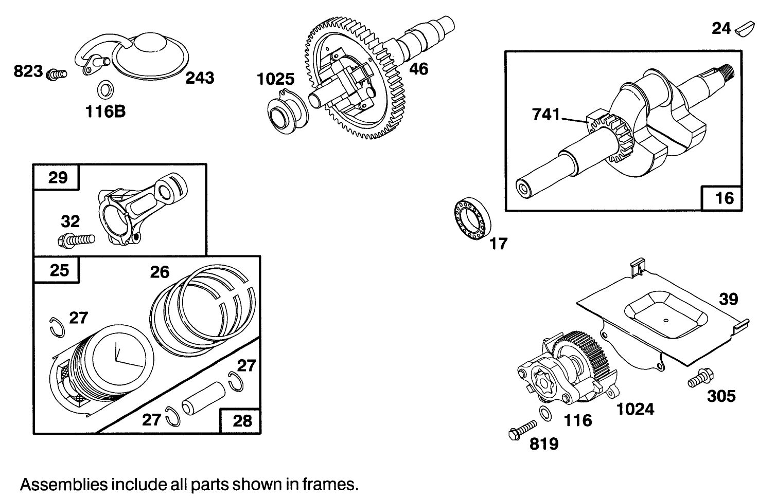 Engine Briggs & Stratton Model 303447-0411-01