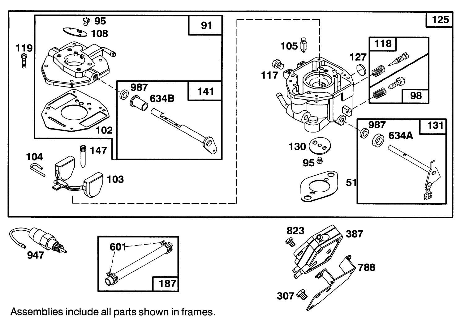 Engine Briggs & Stratton Model 303447-0411-01
