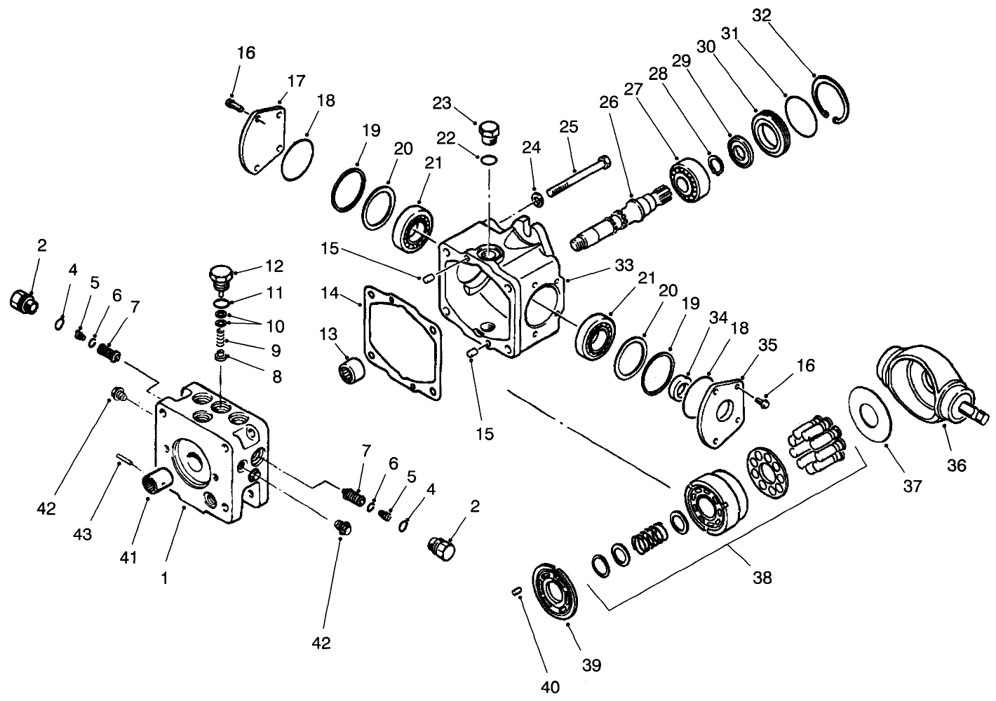 Traction Pump Assembly No. 86-5590