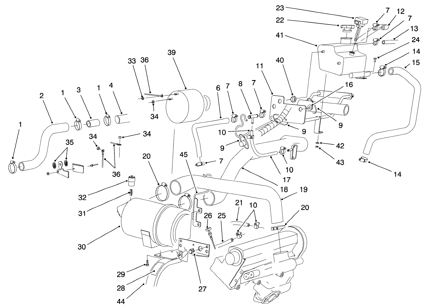 Engine Plumbing Assembly