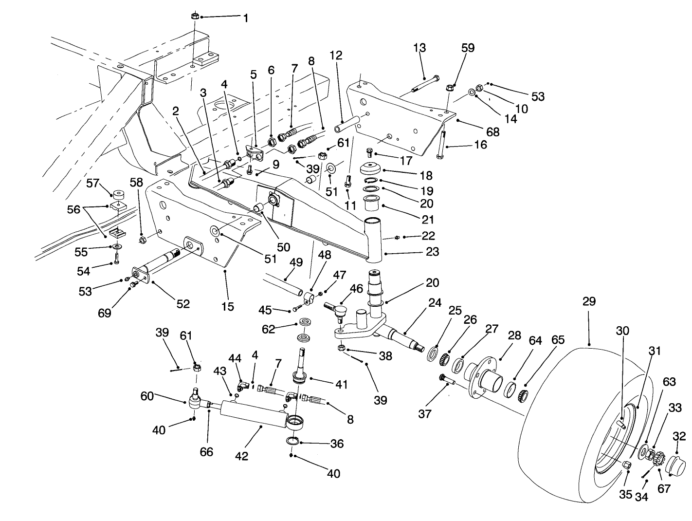Rear Axle Assembly (model No. 30450)